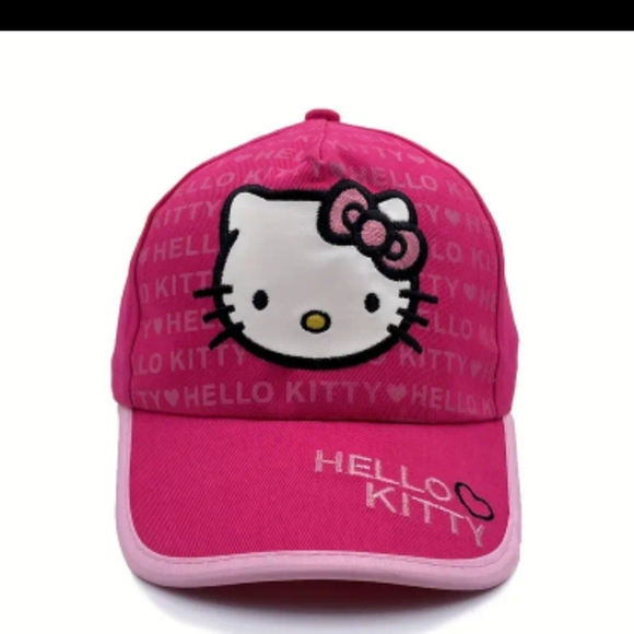 COPY - New red Hello Kitty cat baseball cap hat for children - Picture 2 of 3